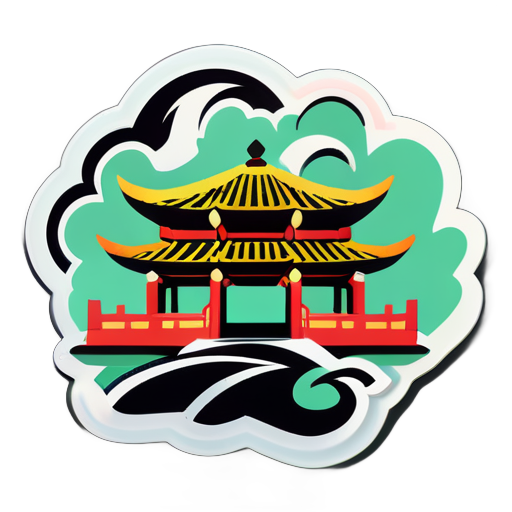 china Einblicke sticker