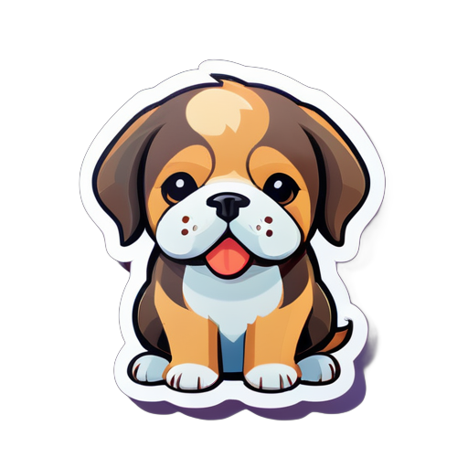 cute dog sticker