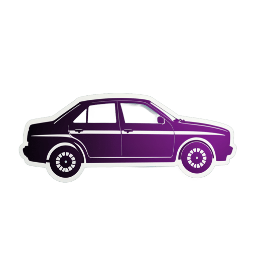 Car Silhouette sticker