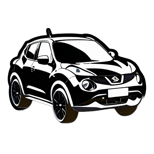 black nissan juke sticker