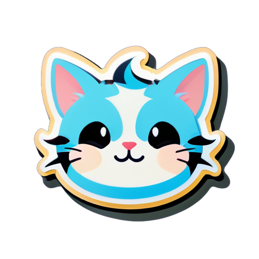 cute cat sticker