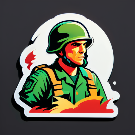 war sticker