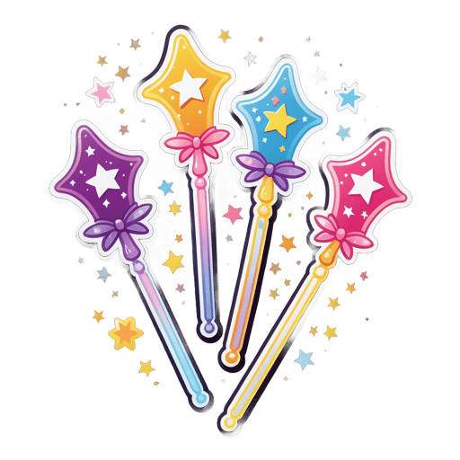 Baguettes Magiques Fantaisistes sticker