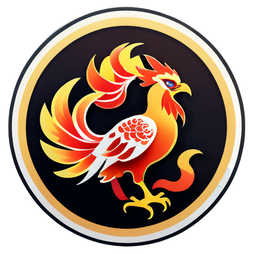 China Phoenix sticker