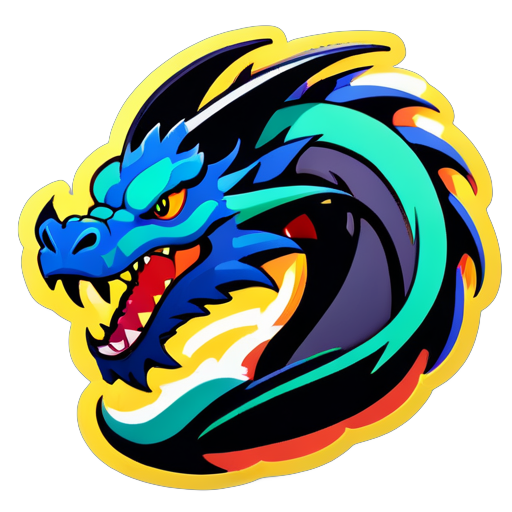 Drache sticker