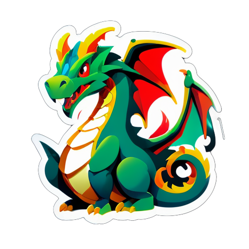 I need a logo for "Email Dragon.". It's purpose is to extract email accounts and social accounts from URL in Google SERPs in return for keywords. sticker