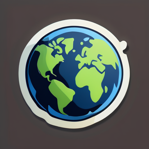 Earth sticker