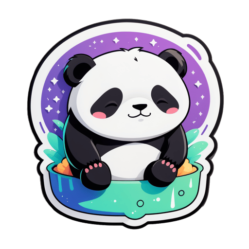 Meme Gấu Trúc Buồn Ngủ sticker