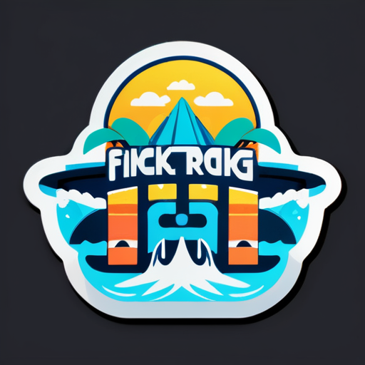 KGF water park sticker