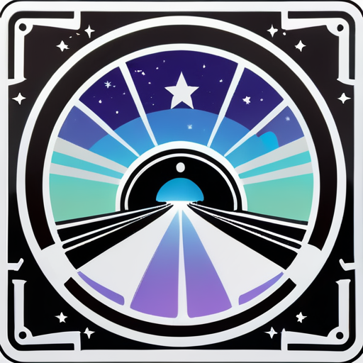 Star Dome Railway sticker