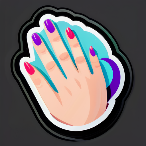 Manicure sticker