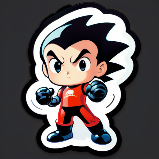 Make Astroboy Sticker sticker