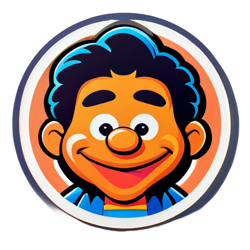 make an Ernie sticker sticker