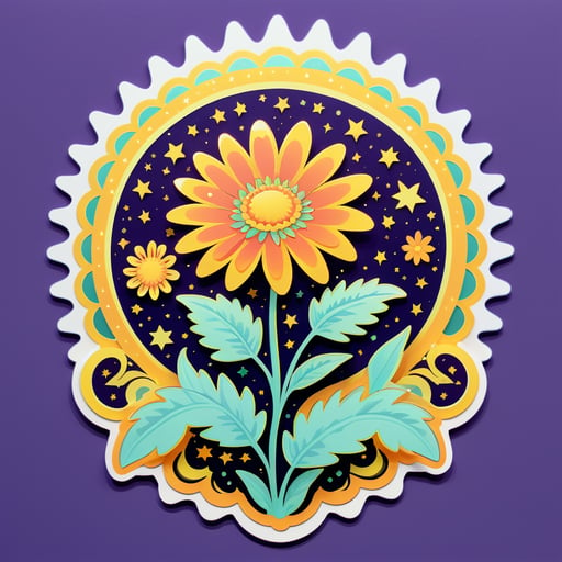 Moonbeam Marigold Magic sticker