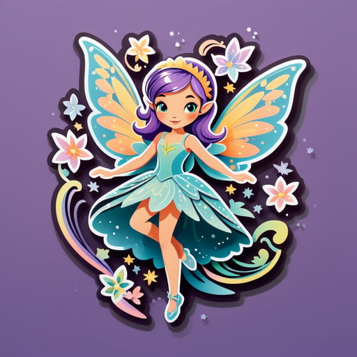 Enchanting Fairy sticker