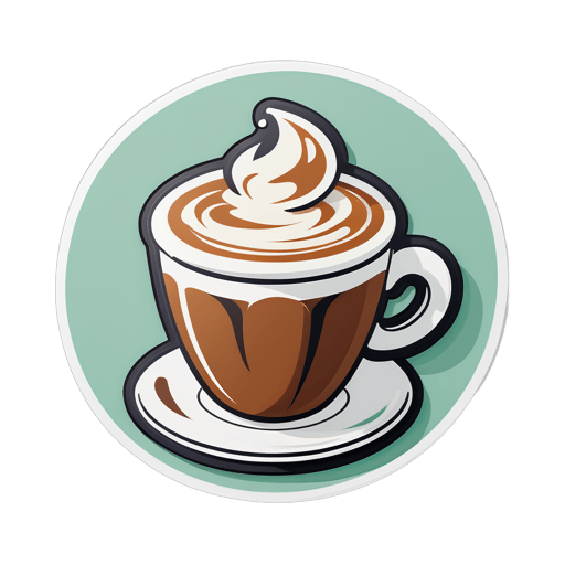 Fresh Cappuccino sticker