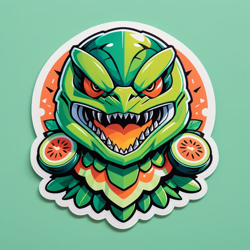 Boeuf Melon Faucons sticker