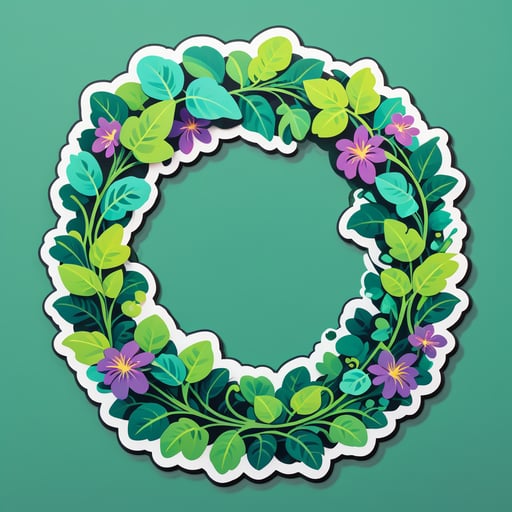 Lush Vine sticker