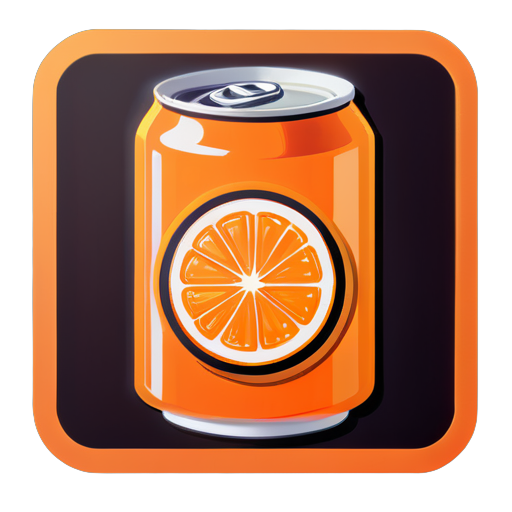 Orange, cola, and oranges, can succeed sticker