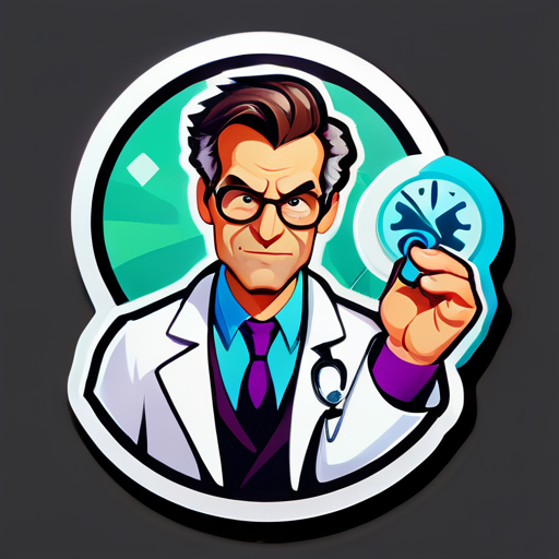 doctor mad sticker