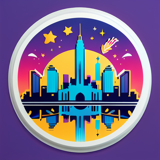 City of dreams sticker