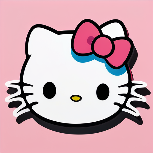 bonjour chaton sticker