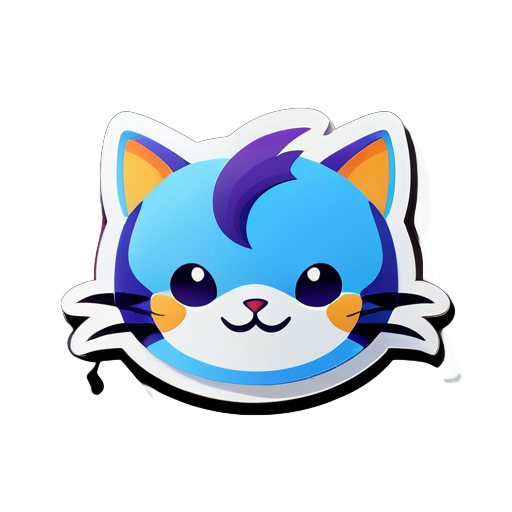 aplicación de chat para logo sticker