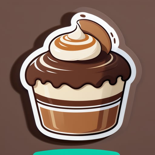 Tiramisu fofo sticker