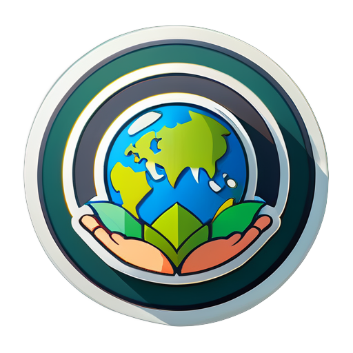 generar un ecosistema mundial sticker