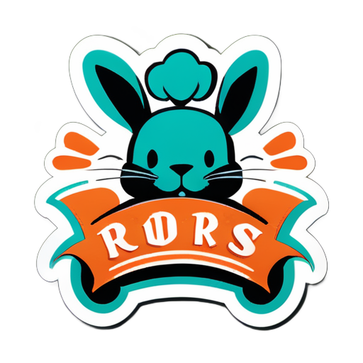 SCHRIFTZUG: OLD RABBITS
 sticker