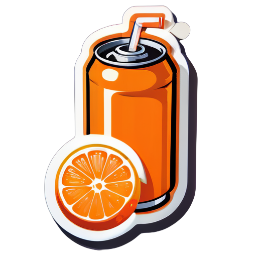 Orange, cola, and oranges, can succeed sticker