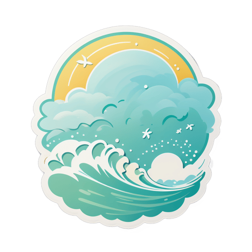 Gentle Breeze sticker