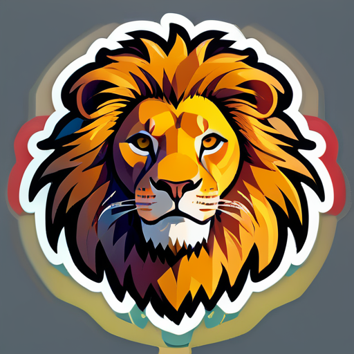 lion sticker