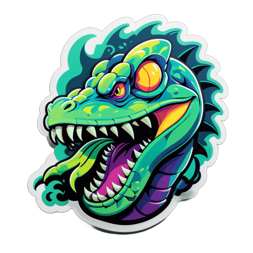 Bulky Smoke Lizards sticker