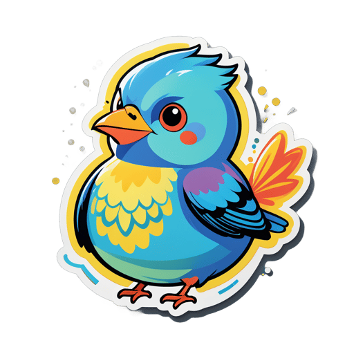 Chirping Bird sticker