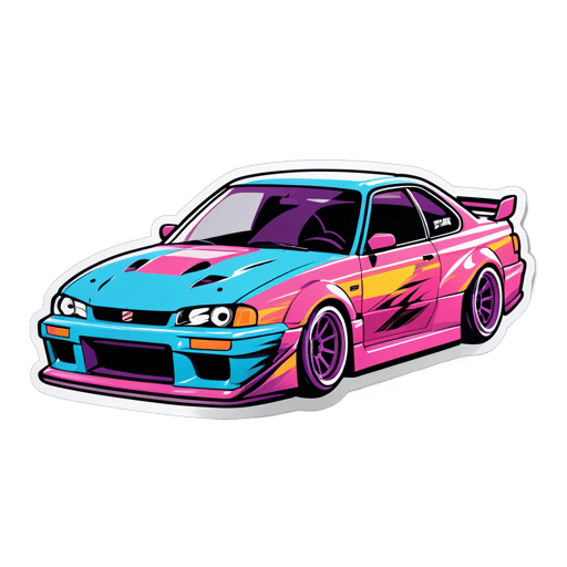 Drift Car sticker