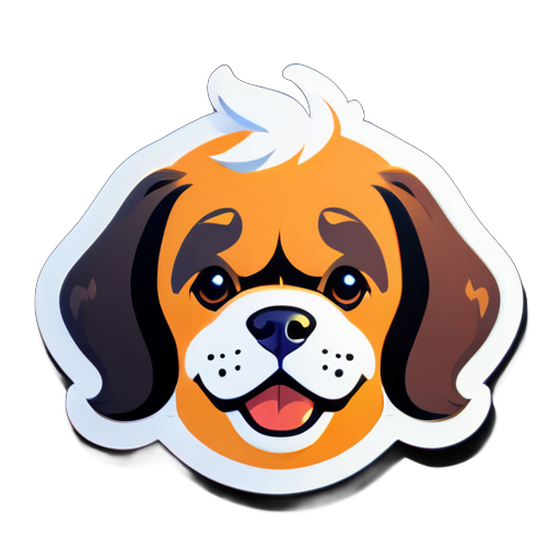 a dog sticker