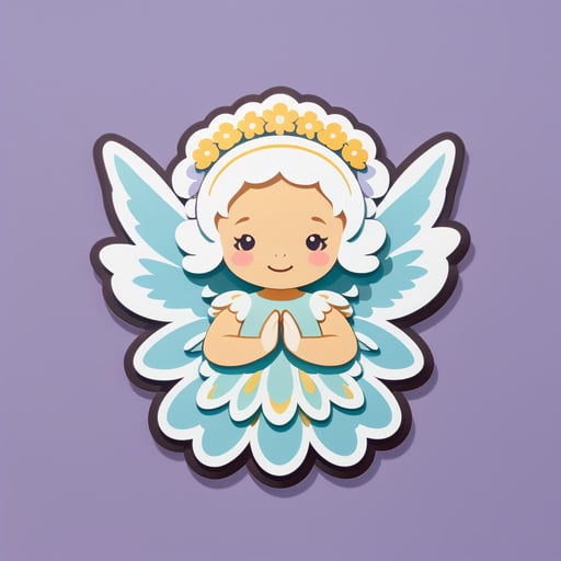 Ange Doux Fleur sticker