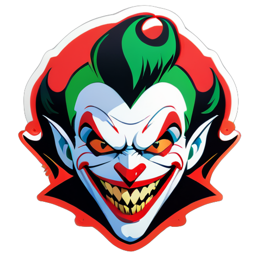  diable joker sticker