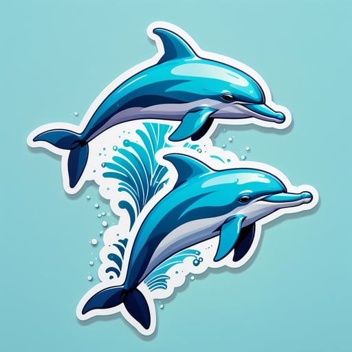 Delfines de Perla Sustanciales sticker