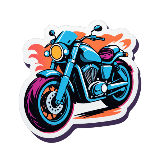 Motorcycle sticker