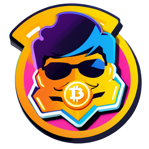 make me cool crypto design
 sticker