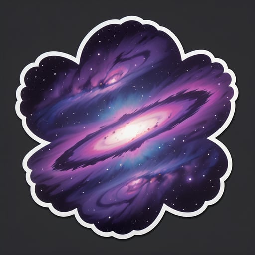 Nächtliche Nemesia Nebula sticker