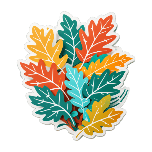 Feuilles qui bruissent sticker