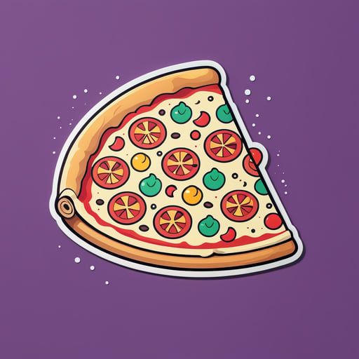 Delicious Pizza sticker