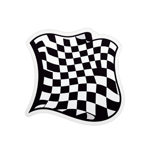 Checkered Flag sticker