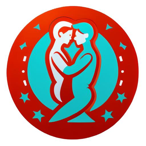 couple ayant des rapports sexuels sticker