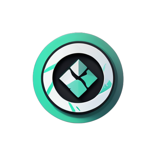 logo iotex aplati sticker