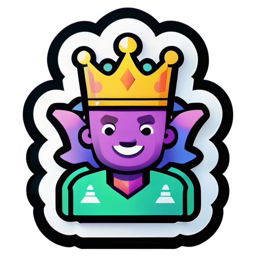 identity and access management king with ai
 sticker