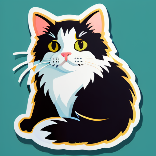 cat
 sticker